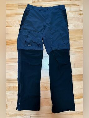 Decathlon Forclaz Men’s Convertible Hiking Pants Zip-Off Shorts Size M / 33
